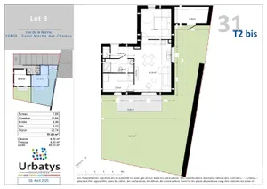 Appartement à SAINT-MARTIN-DES-CHAMPS (29600)