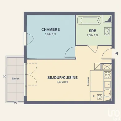 Appartement à PONTAULT-COMBAULT (77340)