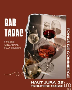 Bar-Tobacco shop at HAUTS DE BIENNE (39400)