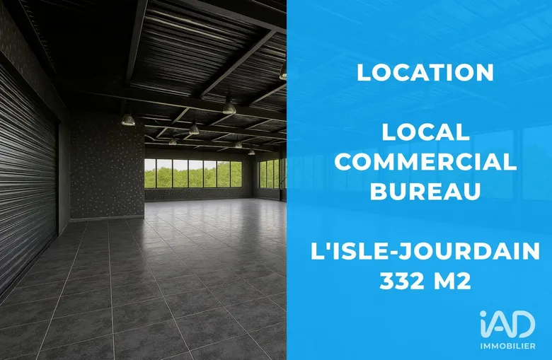 Local commercial 332 m² · à L'Isle-Jourdain · 332 m² · 5 450 €/mois