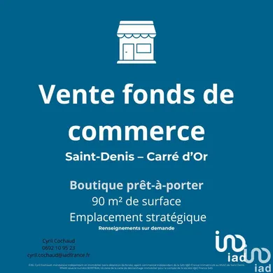 Boutique/Local commercial à SAINT-DENIS (97400)