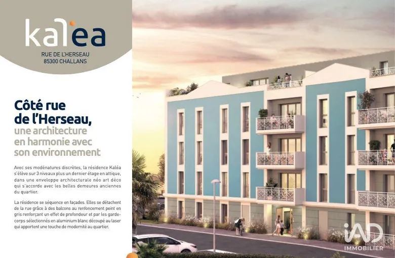 Appartement 2 pièces 43 m² · à Challans · 43 m² · 177 000 €
