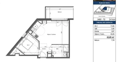 Apartment at CHALLANS (85300)