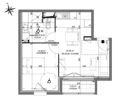Apartment in MELUN (77000)