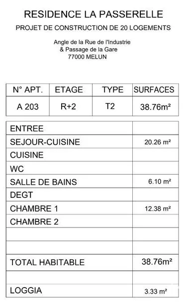 Apartment in MELUN (77000)