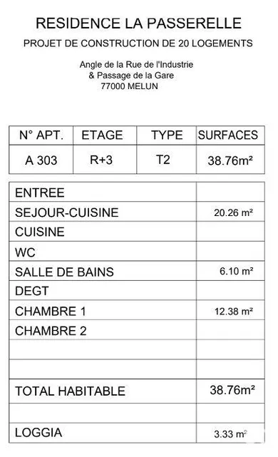 Apartment in MELUN (77000)