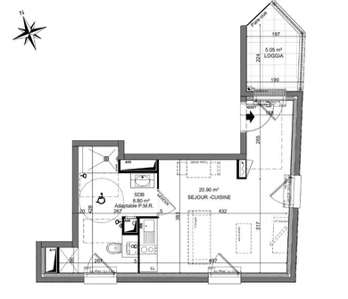 Appartement à MELUN (77000)