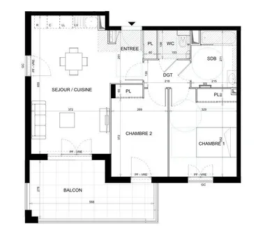 Apartment in VALLAURIS (06220)