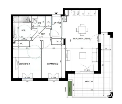 Apartment in VALLAURIS (06220)