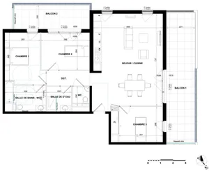Appartement à ANTIBES (06600)