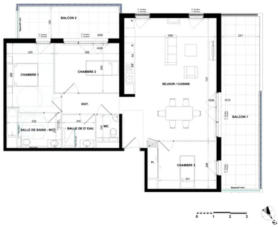 Appartement à ANTIBES (06600)