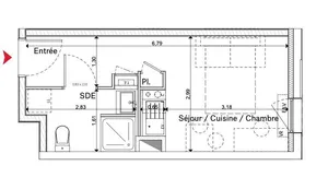 Apartment at LA ROCHE-SUR-YON (85000)