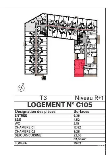 Appartement à LA ROCHE-SUR-YON (85000)