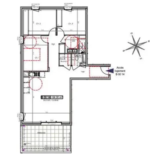 Appartement à CLAIX (38640)