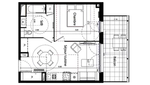 Apartment in VALRAS-PLAGE (34350)