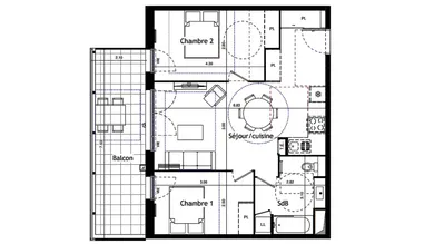 Apartment in VALRAS-PLAGE (34350)