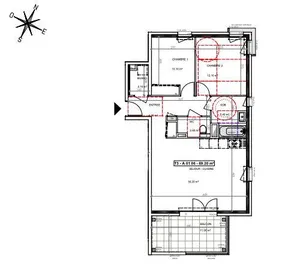 Appartement à SAINT-PAUL-DE-VARCES (38760)