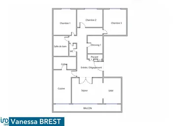 Apartment in CHILLY-MAZARIN (91380)
