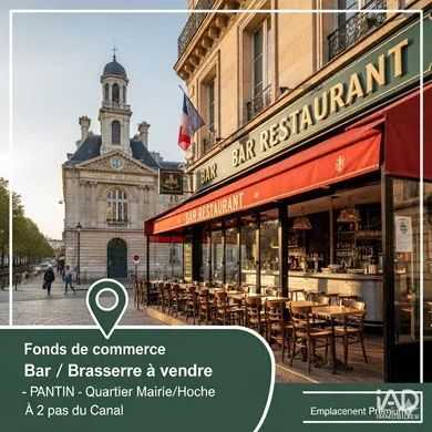 Bar-brasserie à PANTIN (93500)