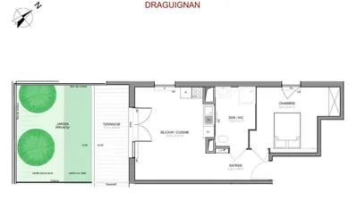Apartment in DRAGUIGNAN (83300)