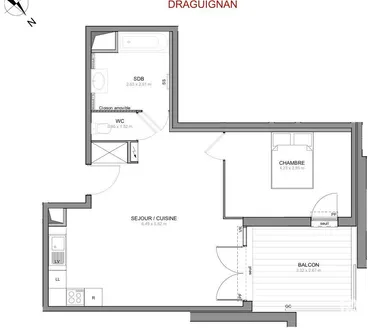 Appartement à DRAGUIGNAN (83300)