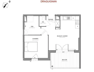 Appartement à DRAGUIGNAN (83300)