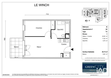 Appartement à OLONNE-SUR-MER (85340)