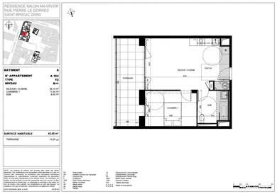 Appartement à SAINT-BRIEUC (22000)