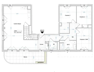 Appartement à MONTPELLIER (34070)