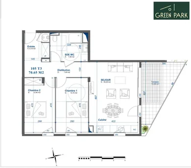 Appartement à TOULON (83100)
