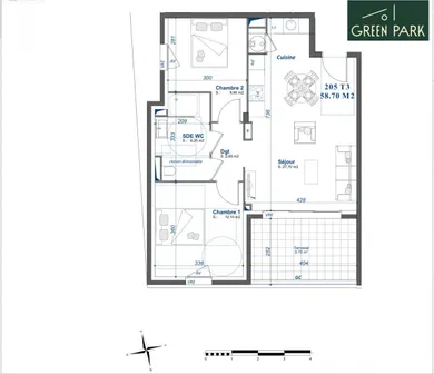 Appartement à TOULON (83100)