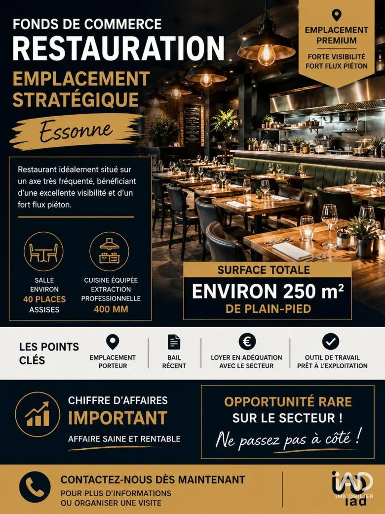 Local commercial 250 m² · à Palaiseau · 250 m² · 695 000 €