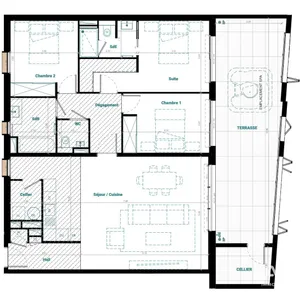 Apartment in MAUGUIO (34130)