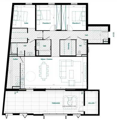 Appartement à MAUGUIO (34130)