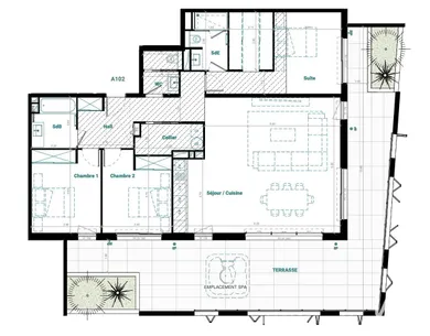 Appartement à MAUGUIO (34130)