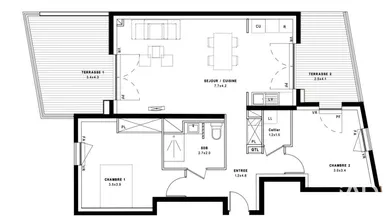 Appartement à MONTPELLIER (34000)