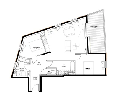 Appartement à MONTPELLIER (34000)