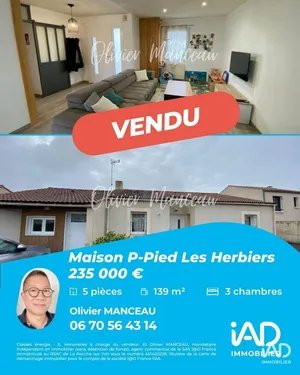 House in LES HERBIERS (85500)