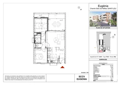 Appartement à LE PITON-SAINT-LEU (97424)