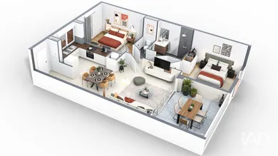 Appartement à LE PITON-SAINT-LEU (97424)