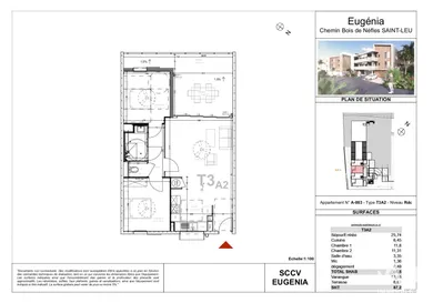 Appartement à LE PITON-SAINT-LEU (97424)