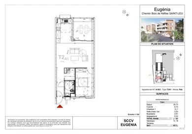 Appartement à LE PITON-SAINT-LEU (97424)