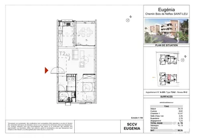 Appartement à LE PITON-SAINT-LEU (97424)