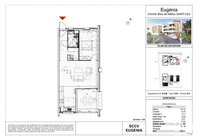 Appartement à LE PITON-SAINT-LEU (97424)
