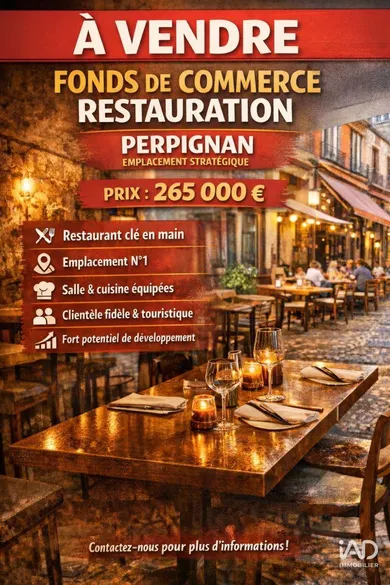 Restaurant à PERPIGNAN (66000)