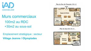 Boutique/Local commercial à PARIS (75013)