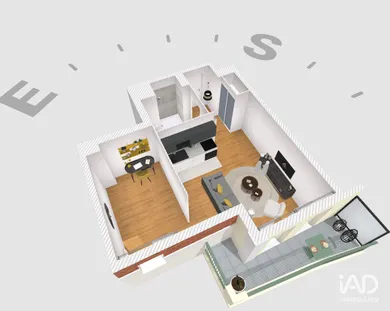 Apartment in LE BLANC-MESNIL (93150)