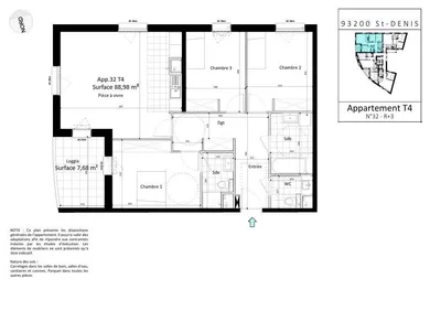 Apartment in SAINT-DENIS (93200)