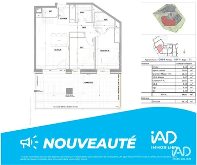 Appartement à VAUJANY (38114)
