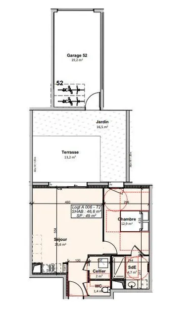 Apartment in GIVRAND (85800)